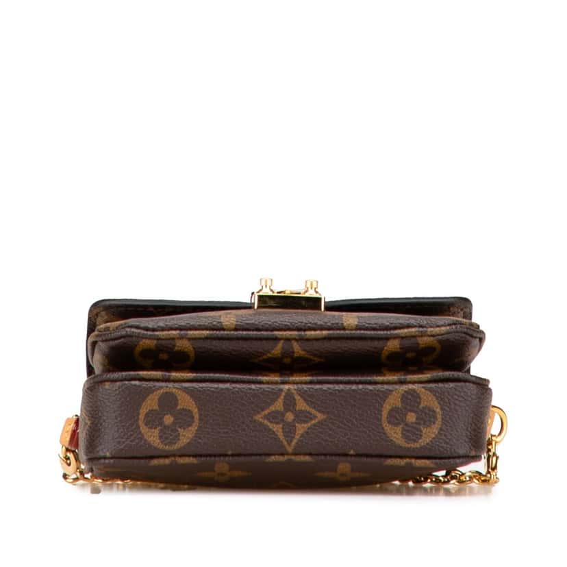 Louis Vuitton Monogram Micro Metis Brown Canvas Good condition - Inside View