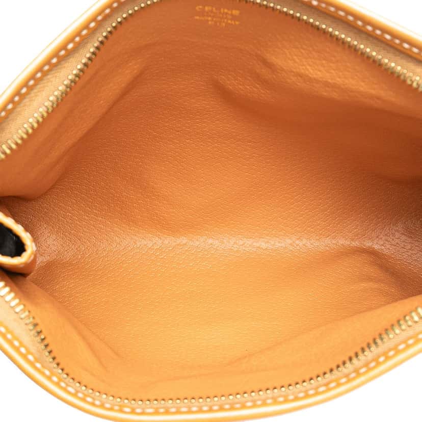 Celine Macadam Coated Canvas Clutch Brown Canvas Good condition - Model View
