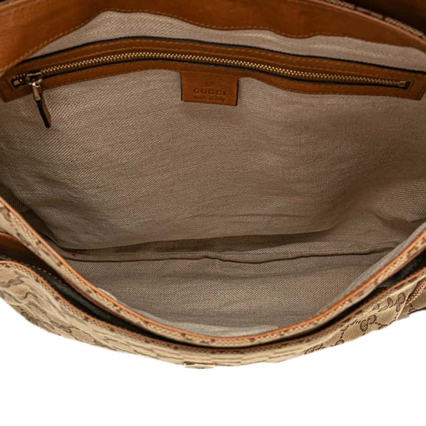 Gucci GG Canvas Marrakech Shoulder Bag Brown Canvas Good condition - Model View