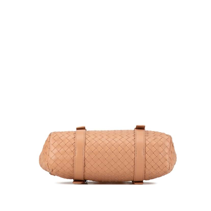 Bottega Veneta Intrecciato Flap Satchel Brown Leather Good condition - Inside View