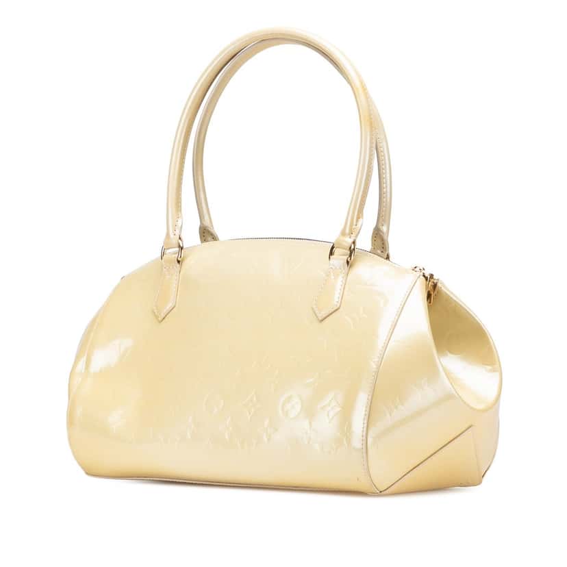 Louis Vuitton Monogram Vernis Sherwood GM Brown Leather Good condition - Back View