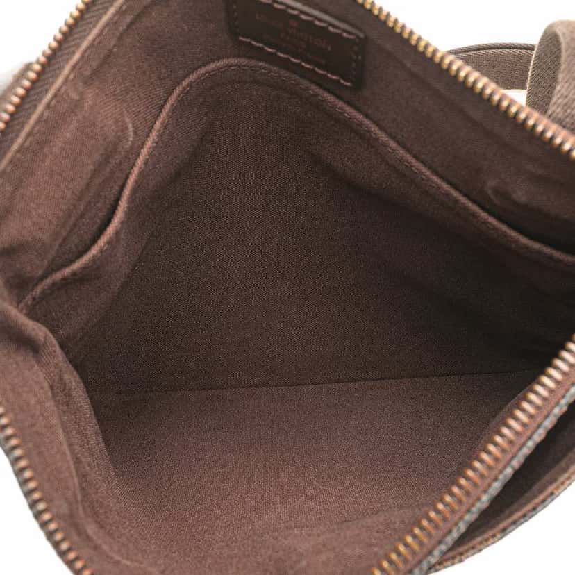 Louis Vuitton Damier Ebene Brooklyn Pochette Brown Canvas Very good condition - Model View