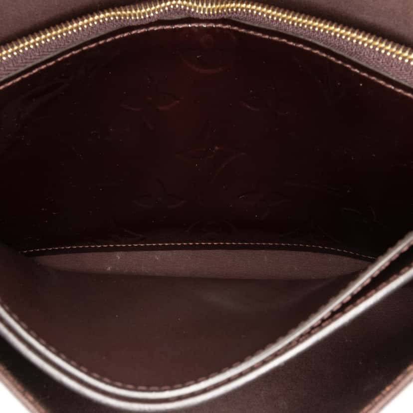 Louis Vuitton Monogram Vernis Pochette Felicie Purple Leather Good condition - Box View