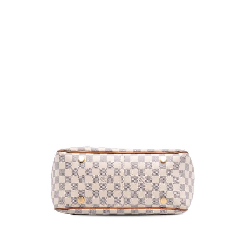 Louis Vuitton Damier Azur Figheri PM White Canvas Fair condition - Inside View