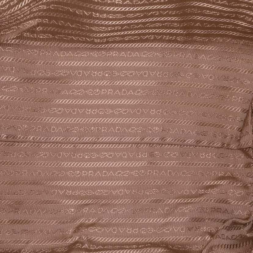 Prada Canvas Canapa Logo Bow Satchel Brown Canvas Good condition - Model View