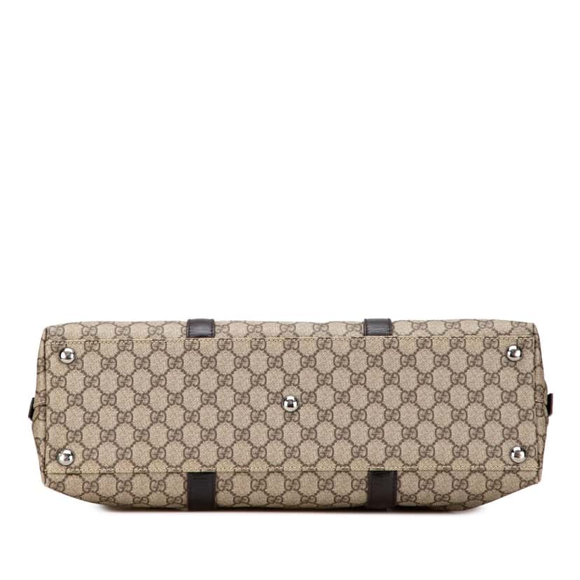 Gucci GG Supreme Business Bag Brown Canvas Good condition - Inside View