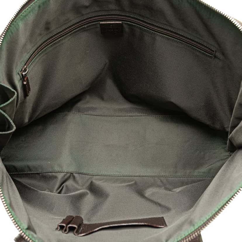 Gucci GG Supreme Business Bag Brown Canvas Good condition - Model View