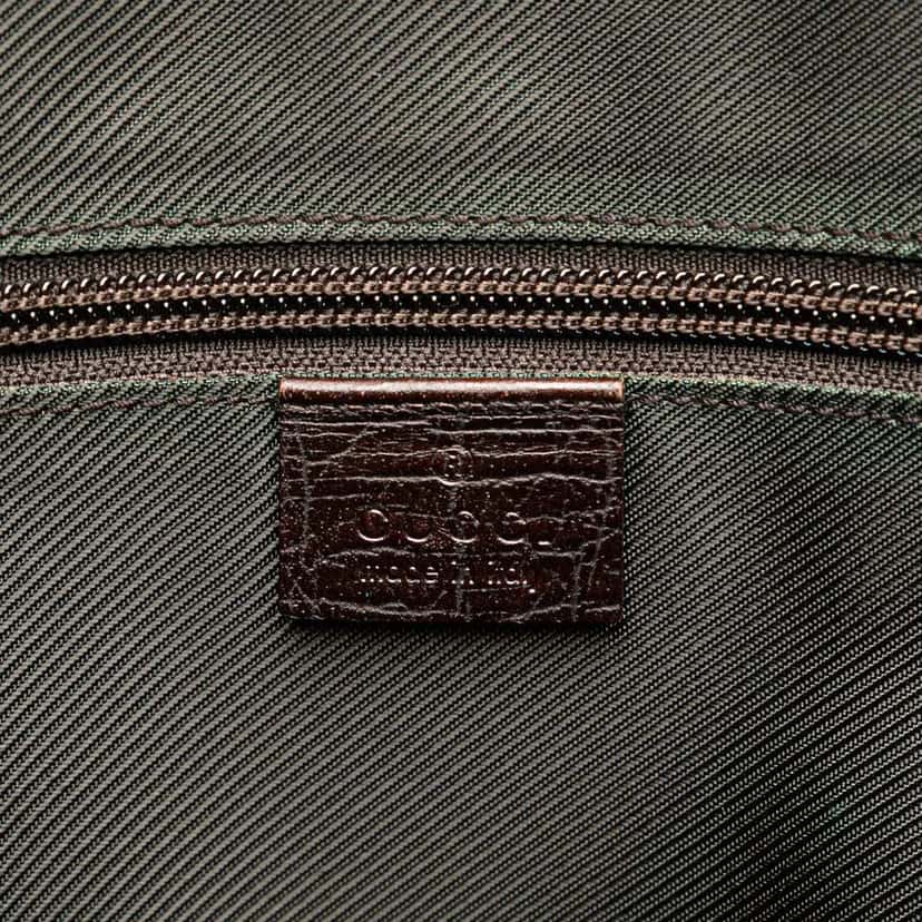 Gucci GG Supreme Business Bag Brown Canvas Good condition - Box View