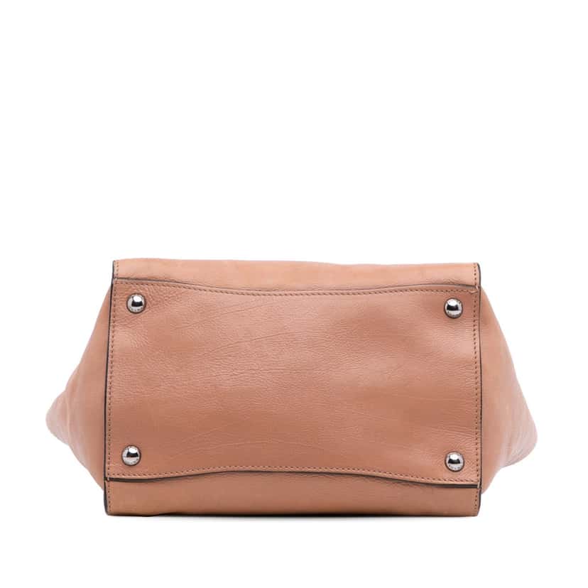 Prada Glace Calf Twin Pocket Satchel Brown Leather Good condition - Inside View