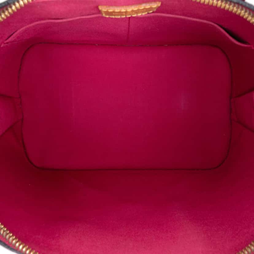 Louis Vuitton Monogram Vernis Alma PM Red Leather Good condition - Model View