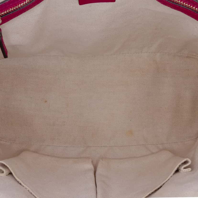 Gucci Medium Microguccissima Patent Nice Dome Satchel Pink Leather Good condition - Model View
