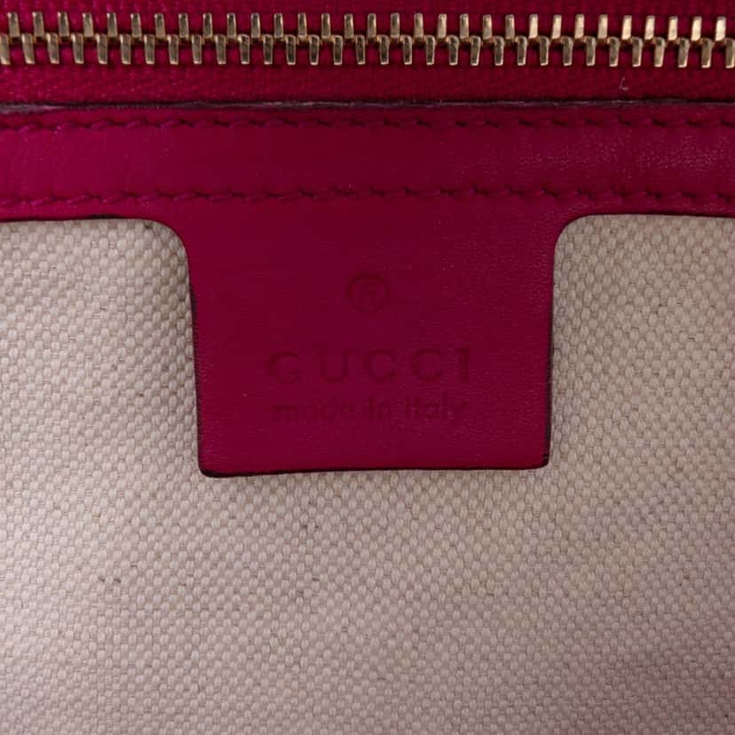 Gucci Medium Microguccissima Patent Nice Dome Satchel Pink Leather Good condition - Box View