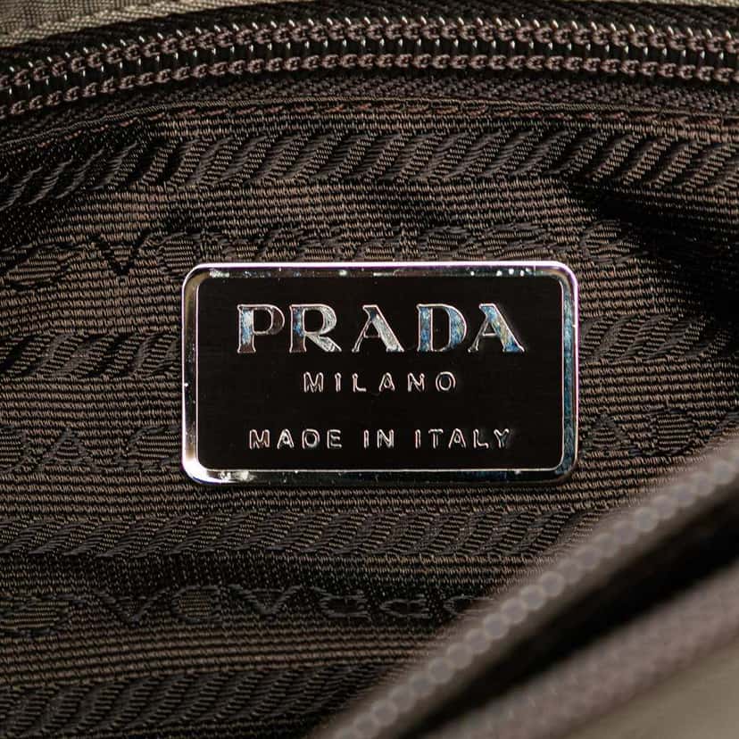 Prada Tessuto City Tote Grey Good condition - Box View