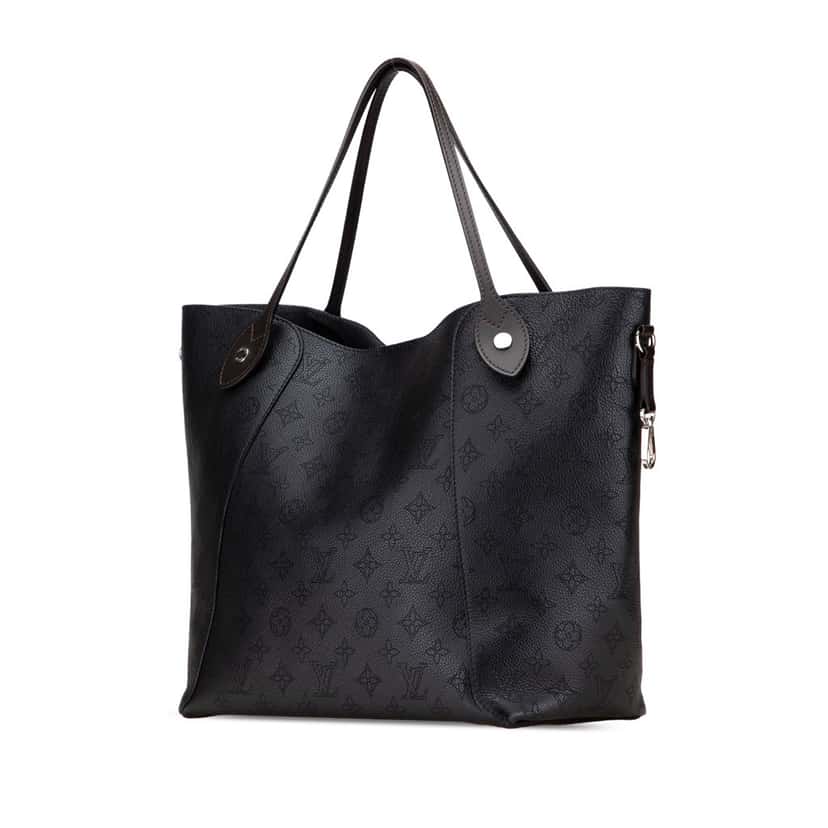 Louis Vuitton Monogram Mahina Hina MM Black Leather Good condition - Back View