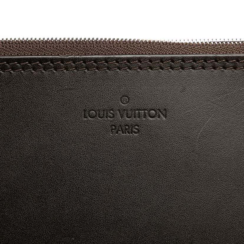 Louis Vuitton Monogram Mahina Hina MM Black Leather Good condition - Box View