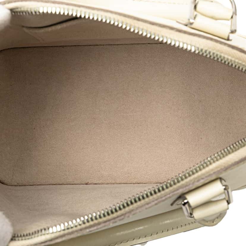 Louis Vuitton Epi Alma BB White Leather Good condition - Model View