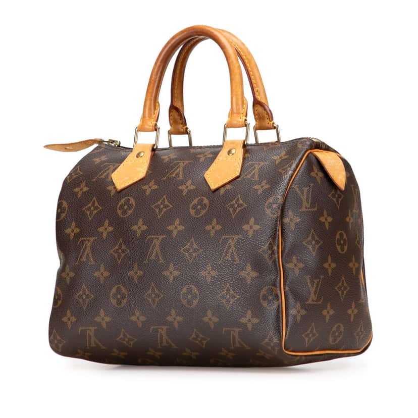 Louis Vuitton Monogram Speedy 25 Brown Canvas Good condition - Back View
