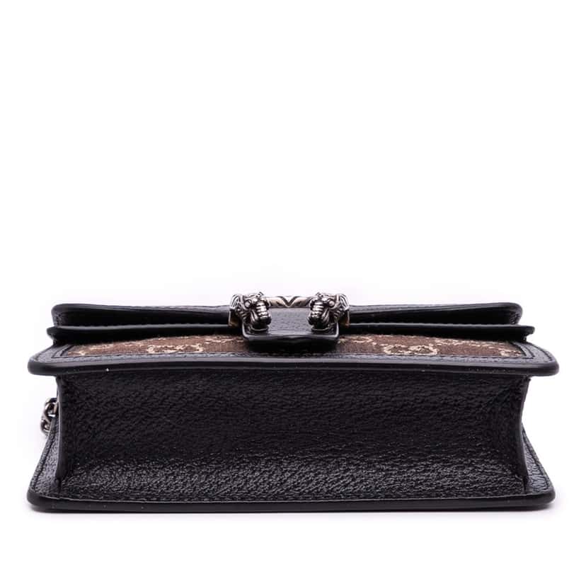 Gucci Mini GG Denim Dionysus Crossbody Brown Denim Good condition - Inside View