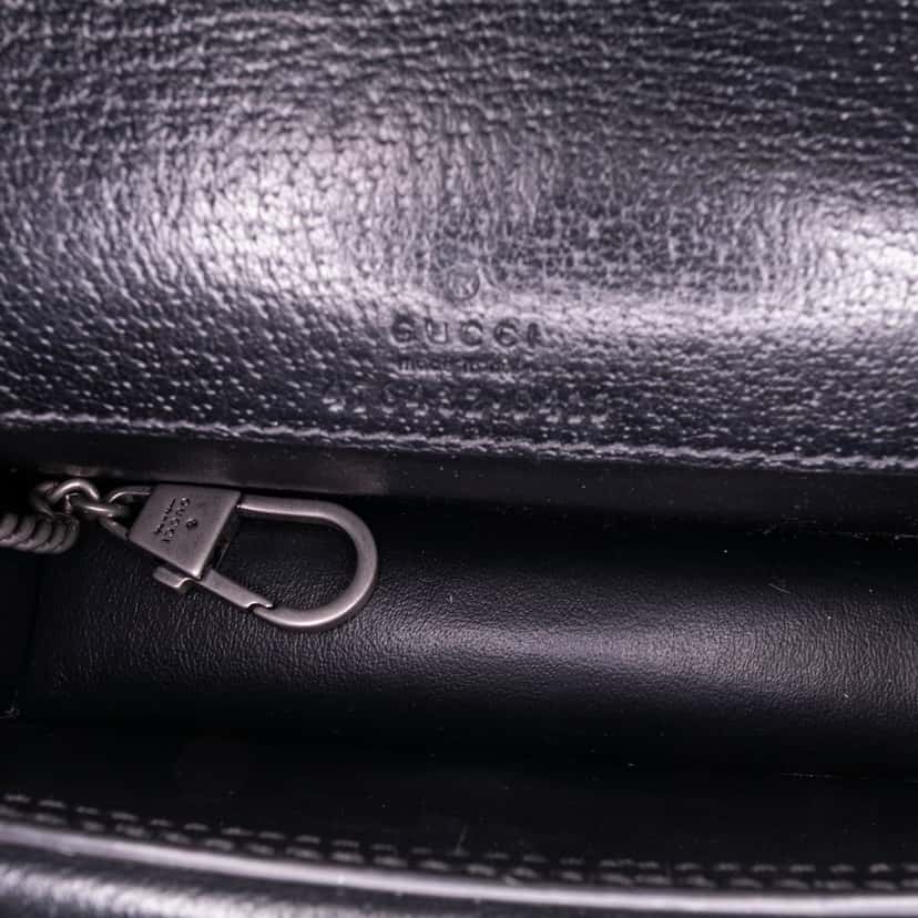 Gucci Mini GG Denim Dionysus Crossbody Brown Denim Good condition - Model View