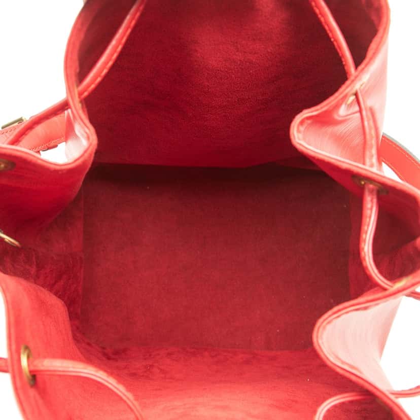 Louis Vuitton Epi Noe GM Red Leather Good condition - Model View