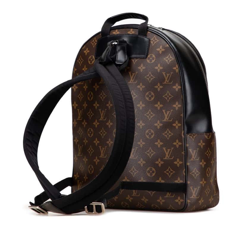 Louis Vuitton Monogram Macassar Josh Brown Canvas Good condition - Back View