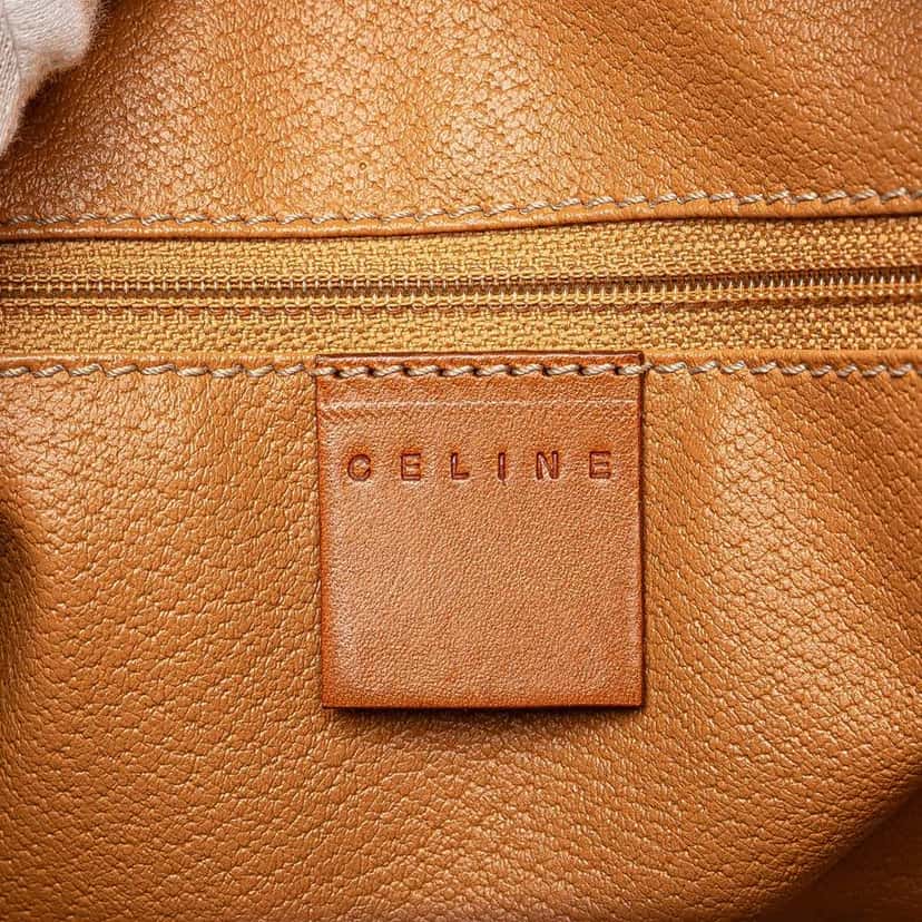 Celine Macadam Coated Canvas Dome Handbag Brown Canvas Good condition - Box View