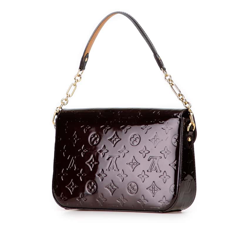 Louis Vuitton Monogram Vernis Rodeo Drive Purple Leather Good condition - Back View