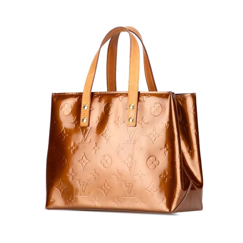 Louis Vuitton Monogram Vernis Reade PM Brown Leather Good condition - Back View