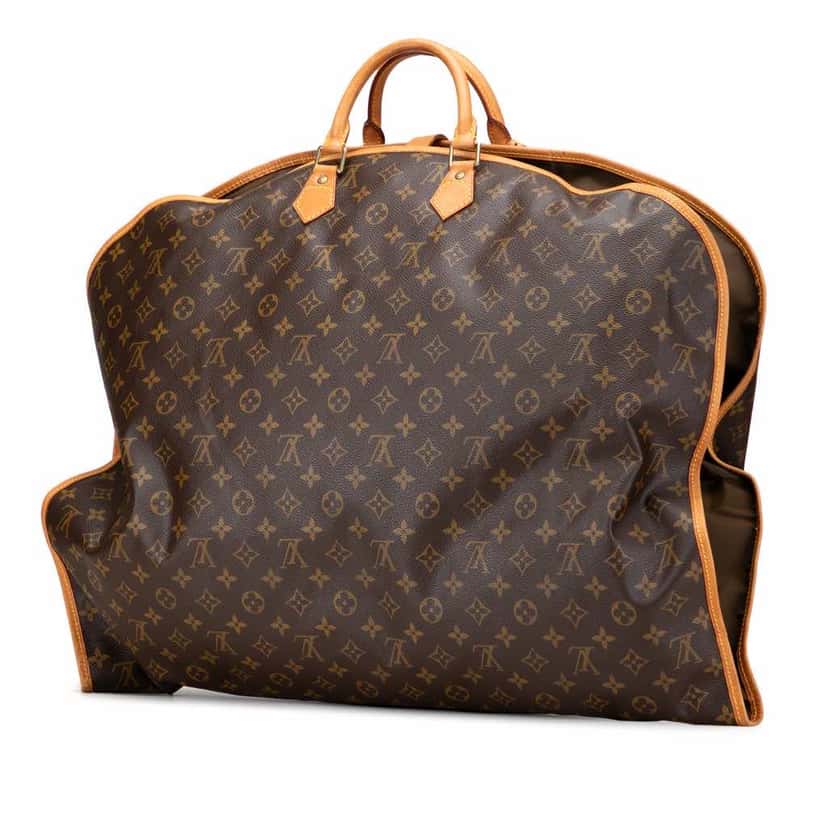 Louis Vuitton Monogram Housse Porte Habits Garment Cover Brown Canvas Good condition - Back View