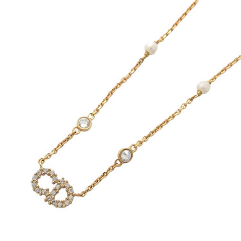 Dior Gold Plated Clair D Lune Necklace Gold Metal Good condition - Back View