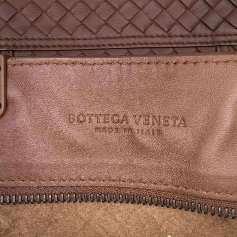 Bottega Veneta Nappa Intrecciato Tote Brown Leather Good condition - Box View
