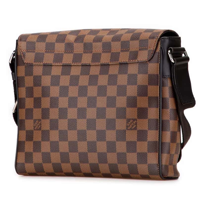 Louis Vuitton Damier Ebene District PM Brown Canvas Good condition - Back View