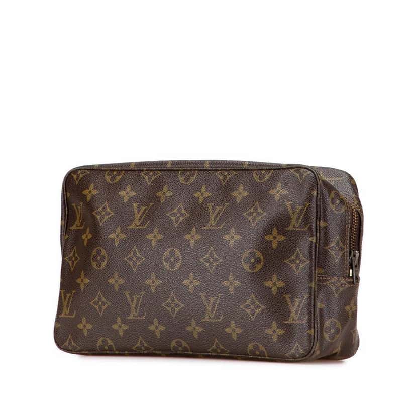 Louis Vuitton Monogram Trousse Toilette 28 Brown Canvas Good condition - Back View