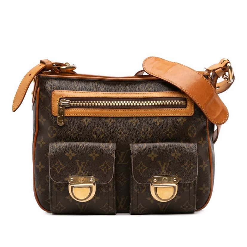 Louis Vuitton Monogram Hudson GM Brown Canvas Good condition - Front View