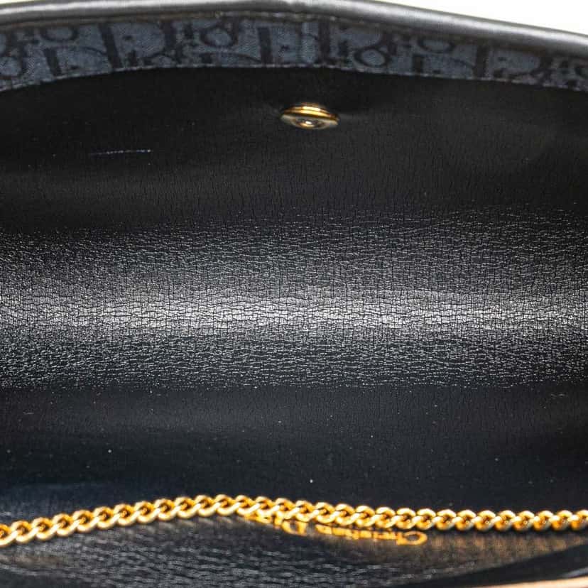Dior Diorissimo Trotter Canvas Chain Crossbody Blue Canvas Good condition - Model View