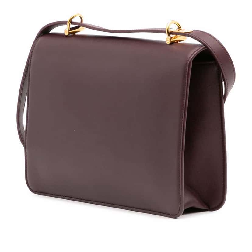 Dior Leather C'est Dior Flap Red Leather Good condition - Back View