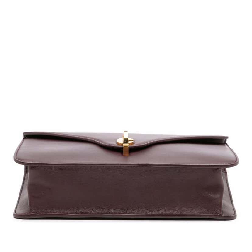 Dior Leather C'est Dior Flap Red Leather Good condition - Inside View