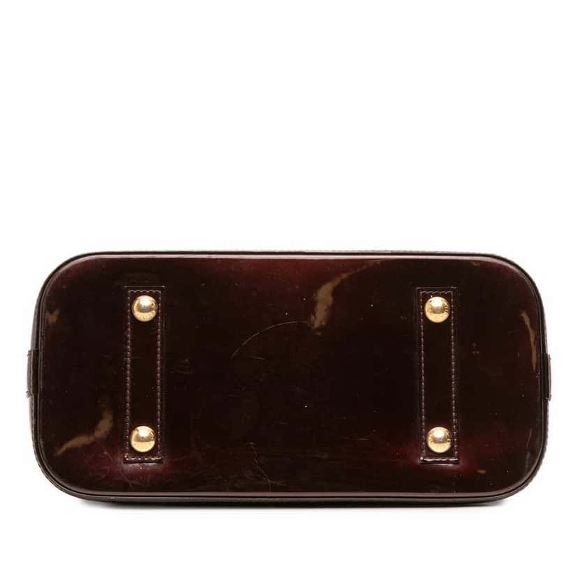 Louis Vuitton Monogram Vernis Alma PM Red Leather Good condition - Inside View
