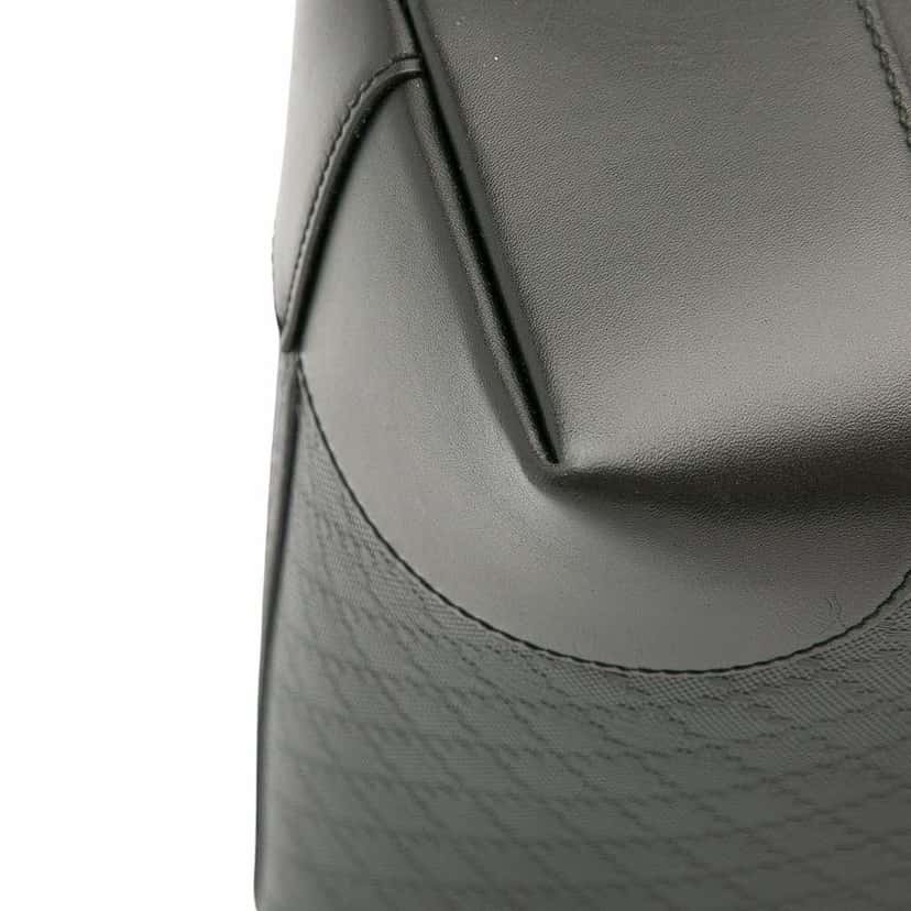 Gucci Leather Diamante Bright Hilary Lux Tote Black Leather Good condition - Box View