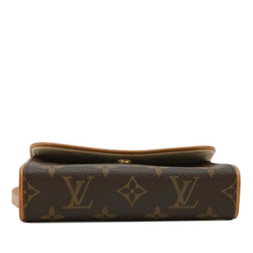 Louis Vuitton Monogram Pochette Florentine Brown Canvas Good condition - Inside View