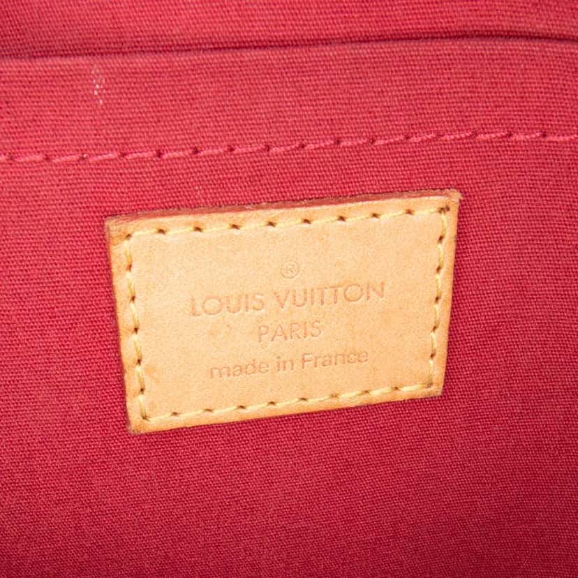 Louis Vuitton Monogram Vernis Rosewood Avenue Red Leather Good condition - Box View