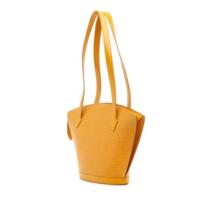 Louis Vuitton Epi Saint Jacques PM Long Strap Yellow Leather Good condition - Back View