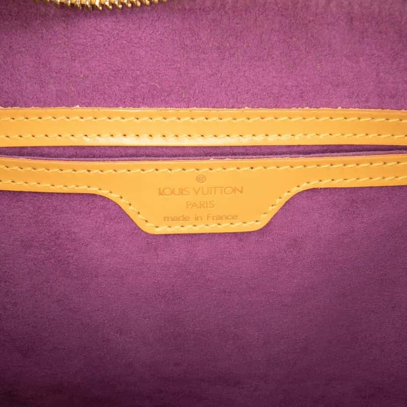Louis Vuitton Epi Saint Jacques PM Long Strap Yellow Leather Good condition - Box View