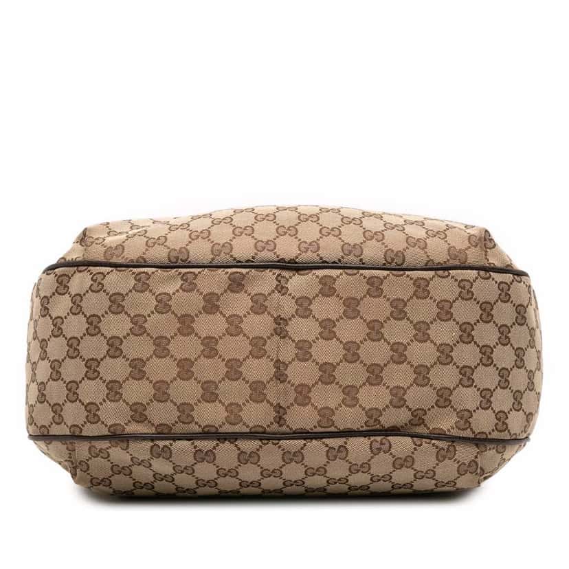 Gucci GG Canvas Dressage Hobo Brown Canvas Fair condition - Inside View