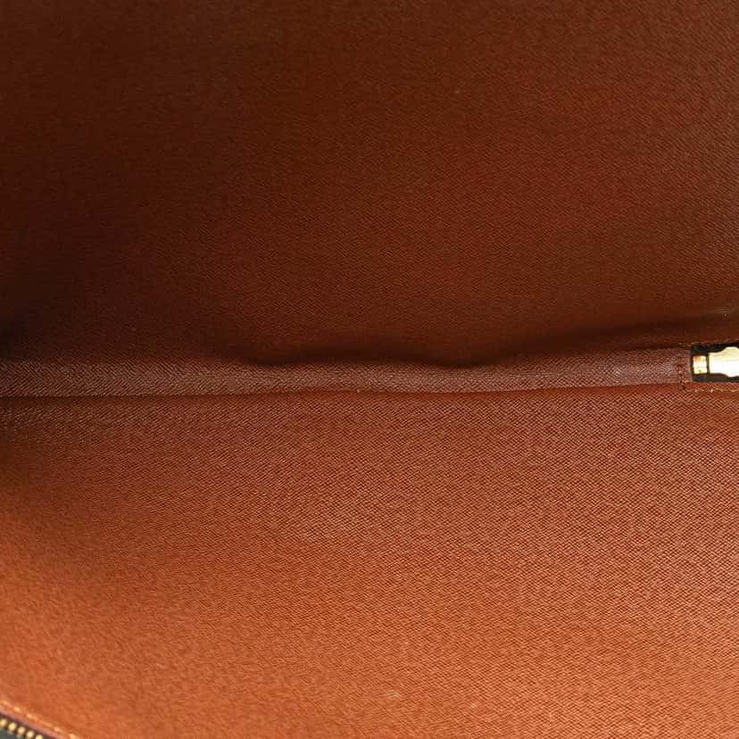 Louis Vuitton Monogram Poche Documents Portfolio Brown Canvas Good condition - Model View
