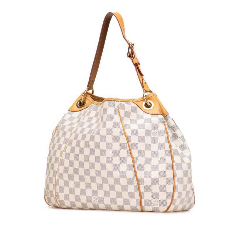 Louis Vuitton Damier Azur Galliera PM White Canvas Good condition - Back View
