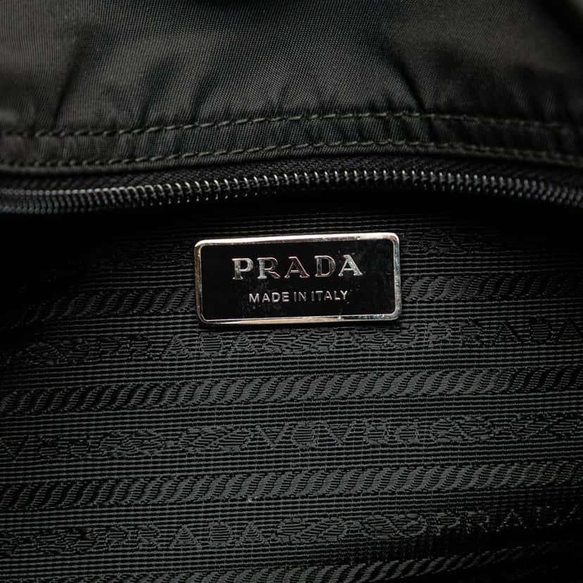 Prada Tessuto Tote Black Good condition - Box View