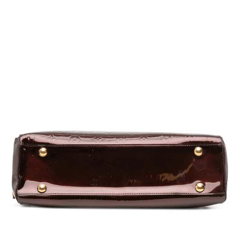 Louis Vuitton Monogram Vernis Melrose Avenue Purple Leather Good condition - Inside View