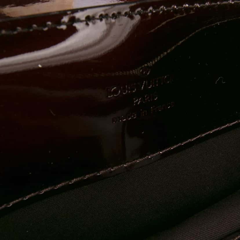 Louis Vuitton Monogram Vernis Melrose Avenue Purple Leather Good condition - Box View