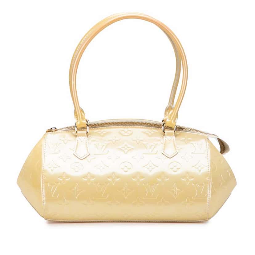 Louis Vuitton Monogram Vernis Sherwood PM Brown Leather Good condition - Front View